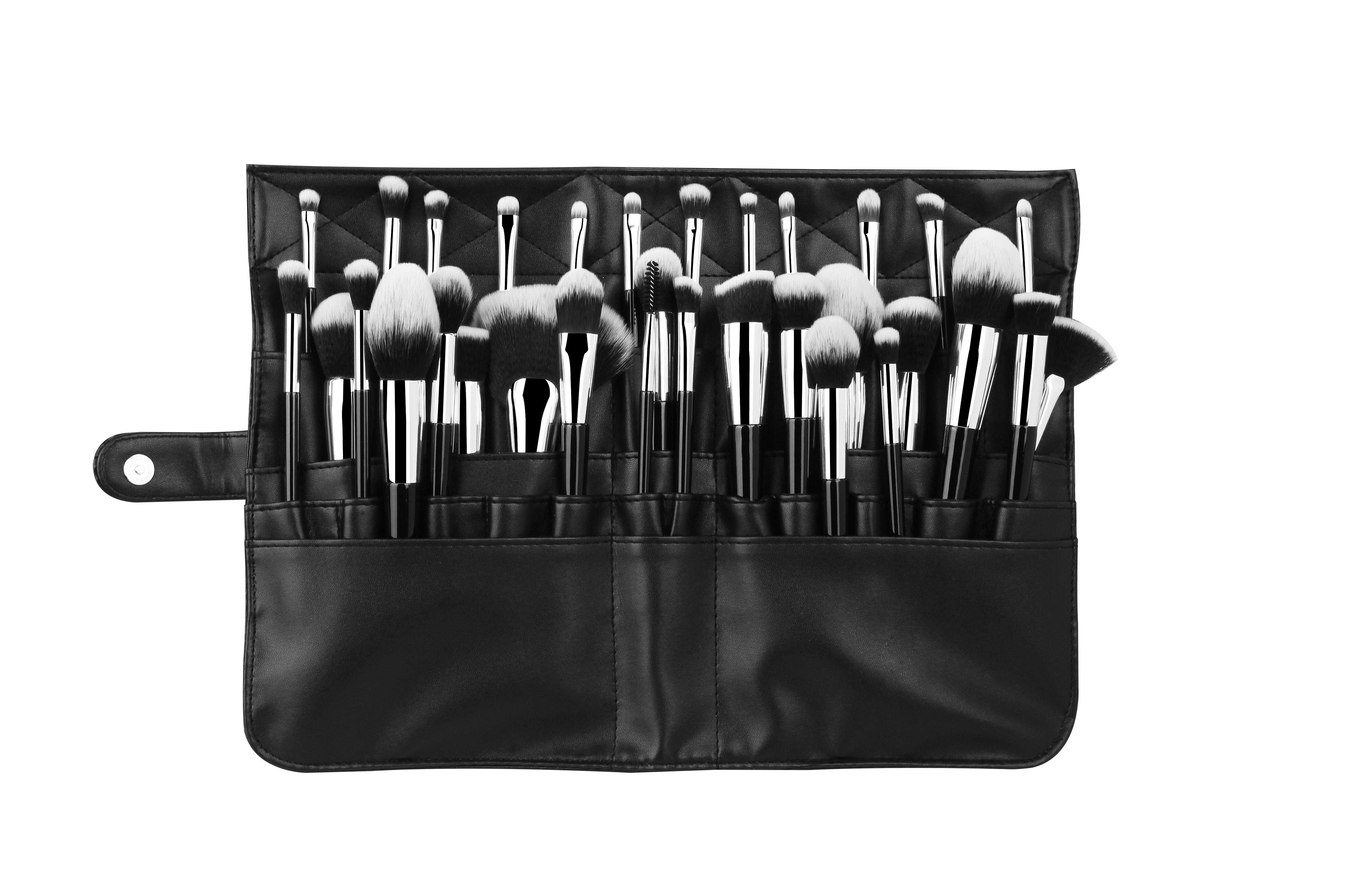Kit com 32 pincéis de maquiagem para maquiadores profissionais e professores de beleza