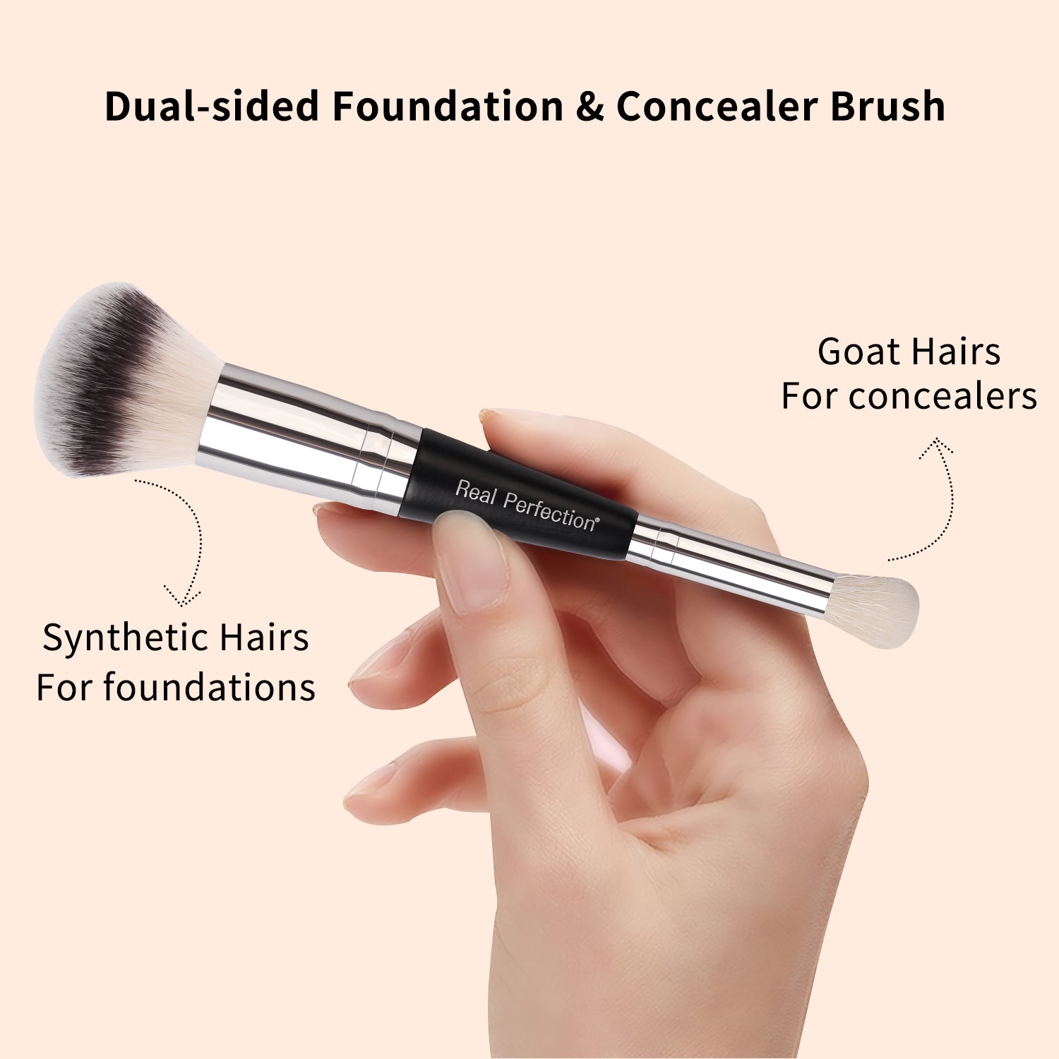 Kabuki Brush  Foundation Brush  Sponge 3-piece set